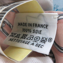 将图像加载到图库查看器中，HERMES Twilly &quot;C&#39;est la Fête&quot; Blue Gacier/Rose Poudre/GrayH062743S Silk100%
