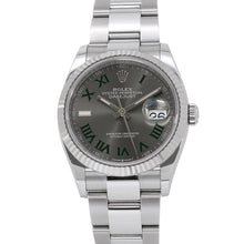 Load image into Gallery viewer, ROLEX Datejust W36mm Stainless Steel K18WG Slate Dial126234
