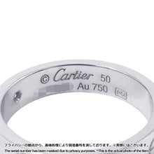 将图像加载到图库查看器中，CARTIER Love Ring Small Model Diamond Size 50/#10 SmallB4050550/B4050500 18K White Gold
