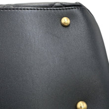 Load image into Gallery viewer, CHANEL Matelasse CC Logo Chain Tote Black Leather
