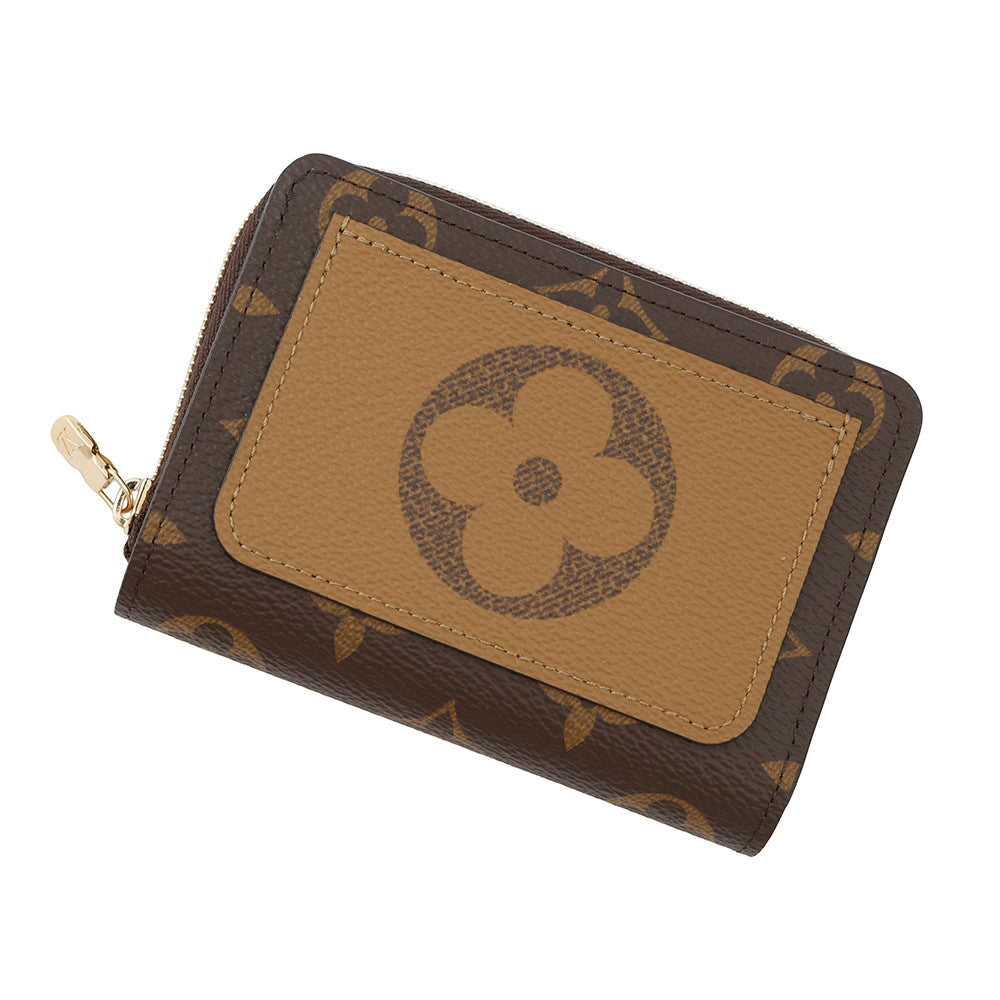 LOUIS VUITTON Portefeuille Lou NoirM81461 Monogram/Monogram Reverse Canvas