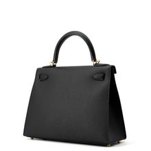 Load image into Gallery viewer, HERMES Kelly Sellier Black Epsom Size 28
