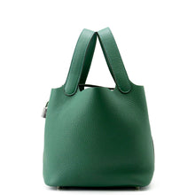 Load image into Gallery viewer, HERMES Picotin Padlock Vert Moyen Taurillon Clemence Size PM
