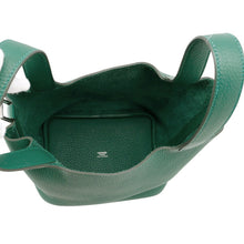 Load image into Gallery viewer, HERMES Picotin Padlock Vert Moyen Taurillon Clemence Size PM

