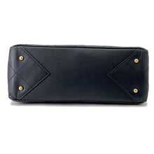 将图像加载到图库查看器中，CHANEL Matelasse Shopping Tote Bag BlackAS3537 Calf Leather
