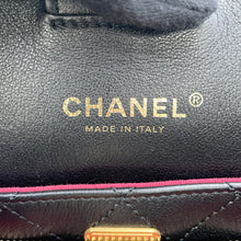 将图像加载到图库查看器中，CHANEL Matelasse Shopping Tote Bag BlackAS3537 Calf Leather
