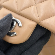 Load image into Gallery viewer, CHANEL Matelasse W Flap ChainShoulder Bag BeigeA01113 Lambskin Size 23
