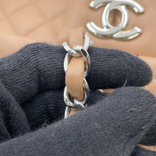 Load image into Gallery viewer, CHANEL Matelasse W Flap ChainShoulder Bag BeigeA01113 Lambskin Size 23
