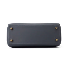 Load image into Gallery viewer, HERMES Kelly Retourne Sewing Verso Grimist/Black Swift Leather Size 25
