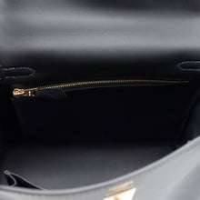 Load image into Gallery viewer, HERMES Kelly Retourne Sewing Verso Grimist/Black Swift Leather Size 25
