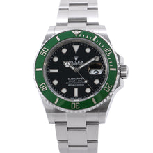 将图像加载到图库查看器中，ROLEX Submariner Date W41mm Stainless Steel Black Dial126610LV
