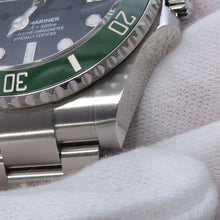 将图像加载到图库查看器中，ROLEX Submariner Date W41mm Stainless Steel Black Dial126610LV
