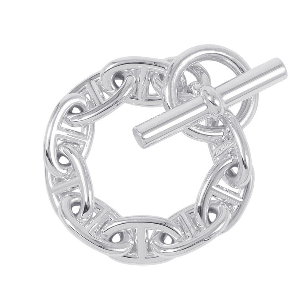 HERMES Chaine d'Ancre Bracelet 9 frames Size TGM SV925