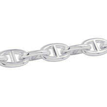 将图像加载到图库查看器中，HERMES ★Chaine d&#39;Ancre Bracelet 9 frames Size TGM SV925

