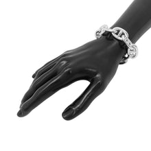 将图像加载到图库查看器中，HERMES Chaine d'Ancre Bracelet 9 frames Size TGM SV925
