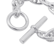 将图像加载到图库查看器中，HERMES Chaine d'Ancre Bracelet 9 frames Size TGM SV925
