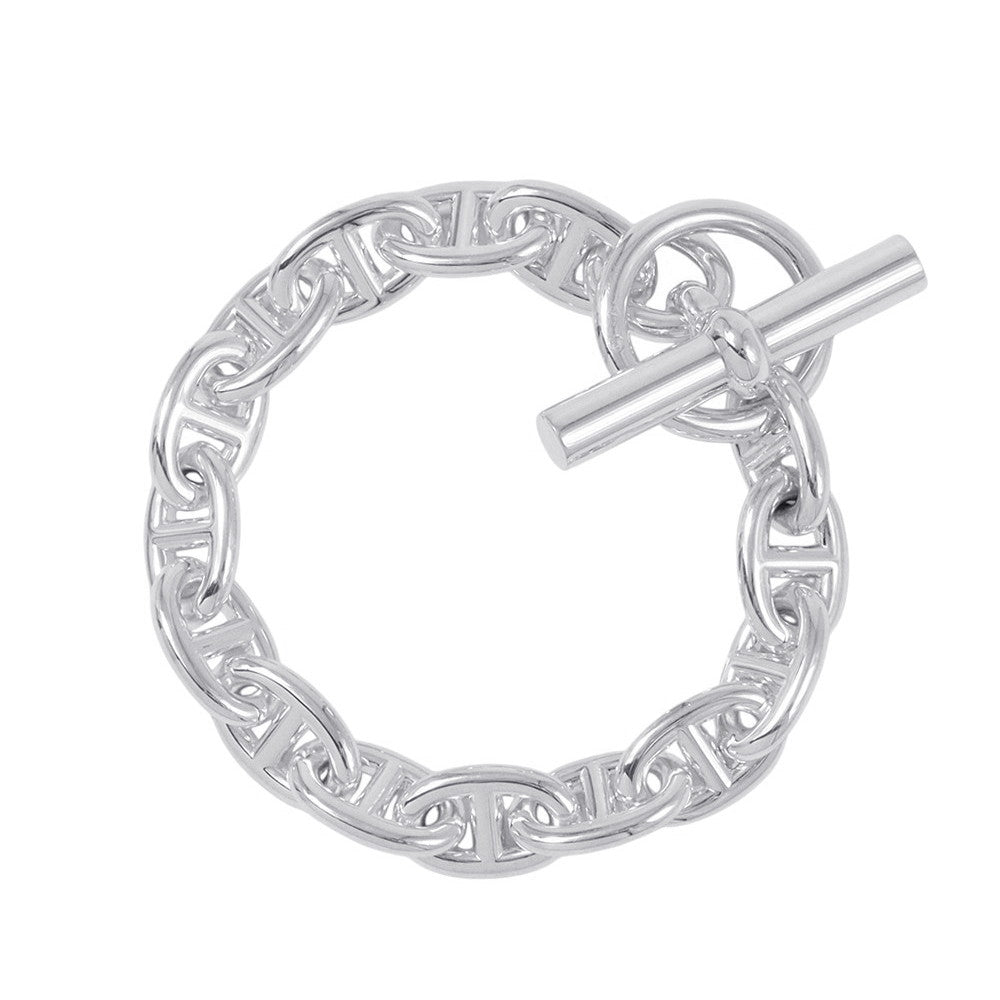 HERMES Chaine d'Ancre Bracelet 15 frames Size PM SV925