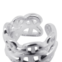 将图像加载到图库查看器中，HERMES Chaine d&#39;Ancre Anchene Ring Size GM/50/#10 SV925
