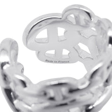 将图像加载到图库查看器中，HERMES Chaine d&#39;Ancre Anchene Ring Size GM/50/#10 SV925
