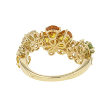 将图像加载到图库查看器中，Van Cleef &amp; Arpels Folie des Pres Ring Size Approximately No. 14 18K Yellow Gold
