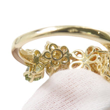 将图像加载到图库查看器中，Van Cleef &amp; Arpels Folie des Pres Ring Size Approximately No. 14 18K Yellow Gold
