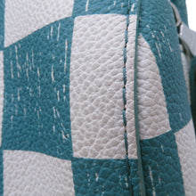 将图像加载到图库查看器中，LOUIS VUITTON City Keepall Turquoise/WhiteN50076 damier checkerboard
