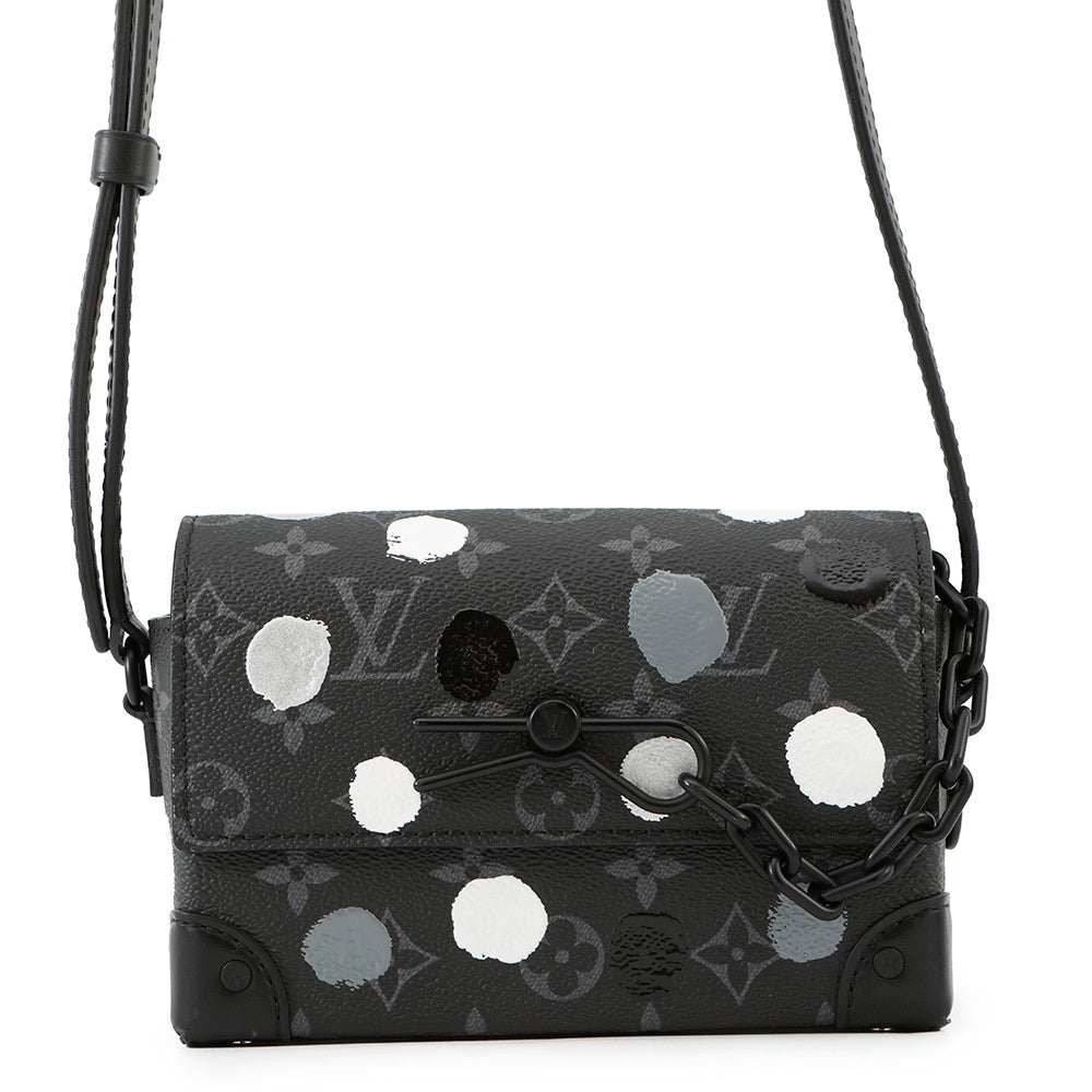LOUIS VUITTON LV x YK Steamer・Wearable Wallet NoirM81935 Monogram Eclipse Painted Dot