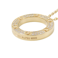 将图像加载到图库查看器中，CARTIER Love Circle NecklaceB7058400 18K Yellow Gold
