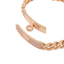 Load image into Gallery viewer, HERMES Kelly Gourmet Bracelet Size XSH120434B 00XS 18K Pink Gold
