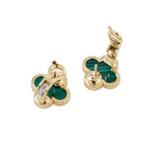 将图像加载到图库查看器中，Van Cleef &amp; Arpels Vintage Alhambra EarringVCARO3QL00 18K Yellow Gold
