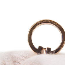 Load image into Gallery viewer, TIFFANY&amp;Co. T Two Circle Diamond Pendant63843091 18K Pink Gold

