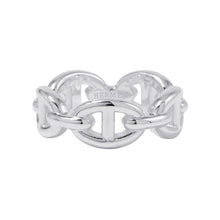 将图像加载到图库查看器中，HERMES Chaine d&#39;Ancre Anchene Ring Size PM/52/#12 SV925

