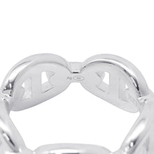 将图像加载到图库查看器中，HERMES Chaine d&#39;Ancre Anchene Ring Size PM/52/#12 SV925
