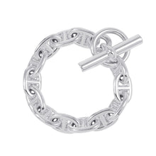 将图像加载到图库查看器中，HERMES Chaine d&#39;Ancre Bracelet 13 frames Size MM SV925
