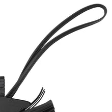 将图像加载到图库查看器中，HERMES Rodeo Pegasus So Black Lambskin Size PM
