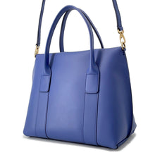 将图像加载到图库查看器中，Ferragamo Gancini 2WAYShoulder Bag Blue21 E990 Leather
