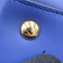 将图像加载到图库查看器中，Ferragamo Gancini 2WAYShoulder Bag Blue21 E990 Leather
