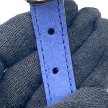 将图像加载到图库查看器中，Ferragamo Gancini 2WAYShoulder Bag Blue21 E990 Leather
