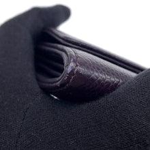 Load image into Gallery viewer, CHANEL CC Logo Long Flap Wallet PurpleA50070 Caviar Leather

