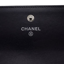Load image into Gallery viewer, CHANEL CC Logo Long Flap Wallet PurpleA50070 Caviar Leather
