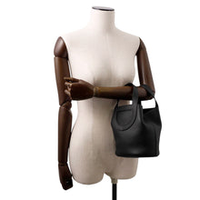 Load image into Gallery viewer, HERMES in-the-loop Tote Bag Black Taurillon Clemence Size 18
