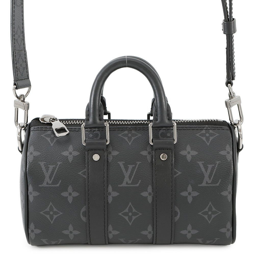 LOUIS VUITTON Keepall NoirM45947 Monogram Eclipse Reverse Size XS