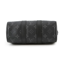 将图像加载到图库查看器中，LOUIS VUITTON Keepall NoirM45947 Monogram Eclipse Reverse Size XS
