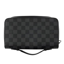 将图像加载到图库查看器中，LOUIS VUITTON Zippy XL NoirN41503 Damier Graphite
