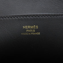 将图像加载到图库查看器中，HERMES Halzan Black Swift Leather Size Mini
