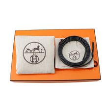 Load image into Gallery viewer, HERMES Halzan Black Swift Leather Size Mini
