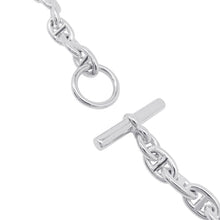 将图像加载到图库查看器中，HERMES Chaine d&#39;Ancre Necklace 43 frames Size PM SV925
