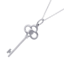 将图像加载到图库查看器中，TIFFANY&amp;Co. Crown Key Necklace Size Mini60010880 18K White Gold

