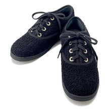 Load image into Gallery viewer, CHANEL Back Logo Low-Cut Sneakers BlackG45712 pile Size 37C
