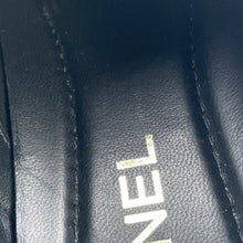 Load image into Gallery viewer, CHANEL Back Logo Low-Cut Sneakers BlackG45712 pile Size 37C

